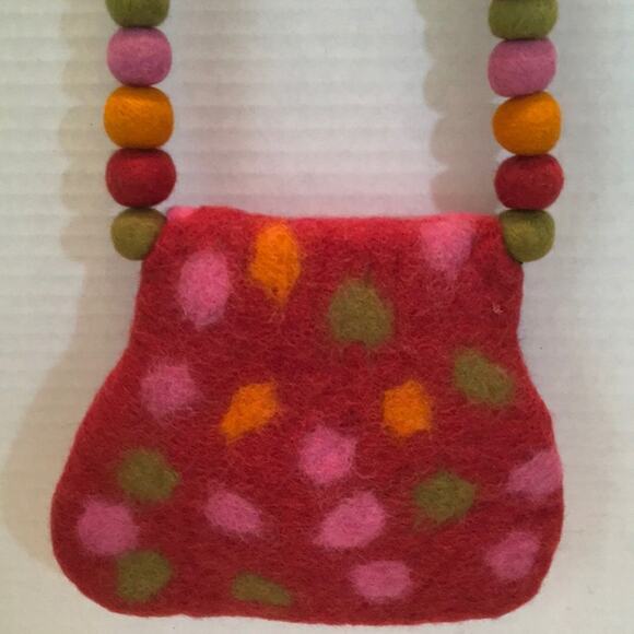 ***MARKDOWN** RISING TIDE VEGAN SHOULDER BAG WOOL LINED  Zips - Picture 2 of 8